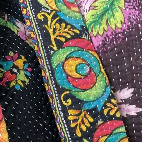 JOSHI TROPICAL PRINT BLAZER SIZE L - Picture 10 of 10